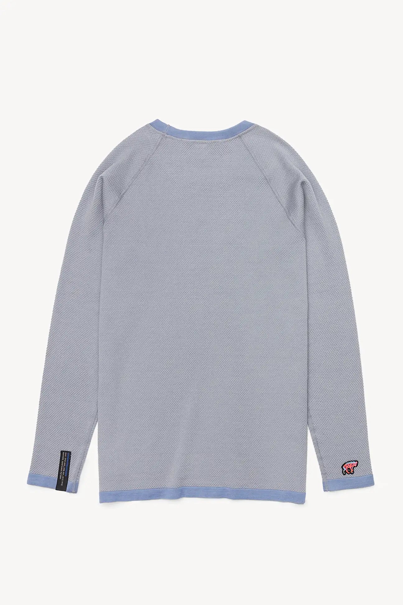 Grey Merino Silk Running Long Sleeve